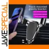 Black Gravity Car Phone Holder Model C5