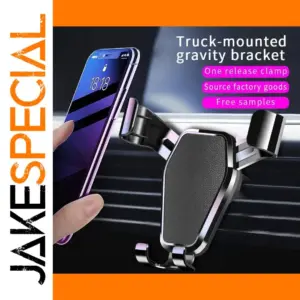 Black Gravity Car Phone Holder Model C5