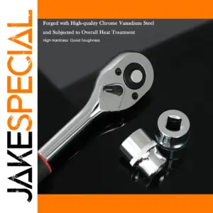 12-Piece Chrome Socket Wrench Set