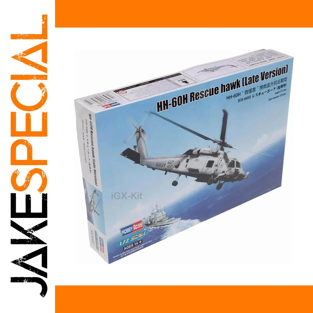 HobbyBoss HH-60H Rescue Hawk Model Kit 1 HobbyBoss HH-60H Rescue Hawk Model Kit