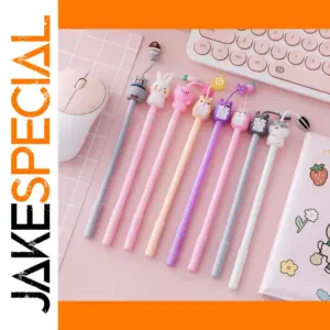 Kawaii Cartoon Cat Pig Rabbit Gel Pen Collection