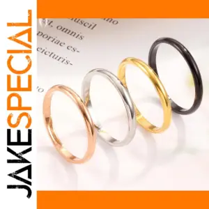 Minimalist Stainless Steel Unisex Ring