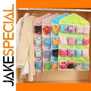 Vibrant 16-Grid Hanging Wardrobe Organizer