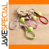Colorful Mini Tennis Racket Keychain Accessory
