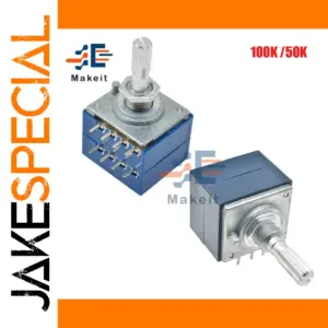 Dual Stereo Audio Potentiometer 50K/100K Ohm