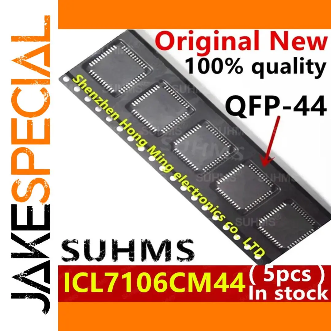 ICL7106CM44 QFP-44 Surface-Mount Chip Set 1 ICL7106CM44 QFP-44 Surface-Mount Chip Set