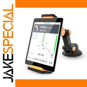 Black and Yellow Car Phone Holder with 68mm Suction