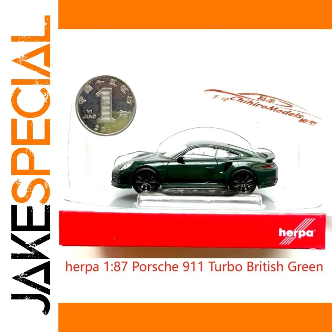 Diecast British Green Porsche 911 Turbo Model 1 Diecast British Green Porsche 911 Turbo Model