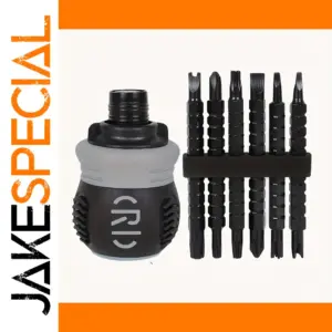 Black Titanium Steel Ratchet Screwdriver Set