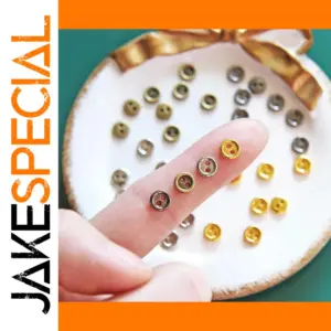 Stainless Steel Mini Buttons Set 3mm, 100 pcs