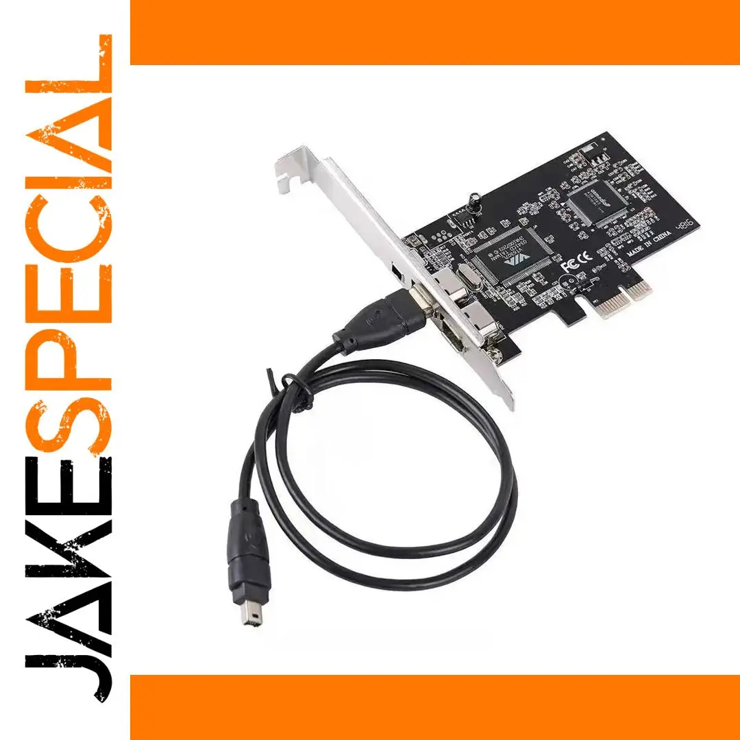 PCIe to IEEE 1394 FireWire Expansion Card 1 PCIe to IEEE 1394 FireWire Expansion Card