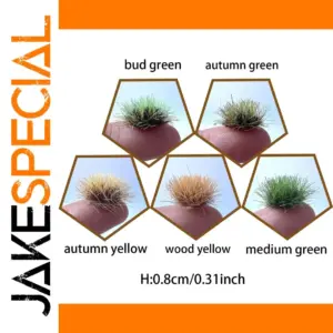 Miniature Grass and Flower Tufts for Dioramas