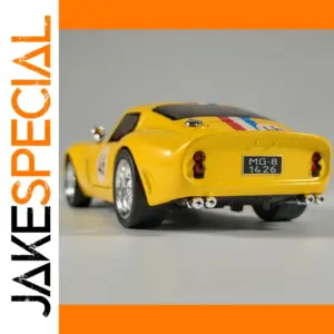 Yellow Ferrari 250 GTO Diecast Model 1:32 Scale