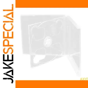 Transparent Disc Storage Case for CDs and DVDs