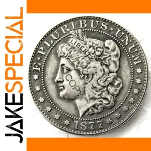 Vintage US Morgan 1877 Coin for Collectors