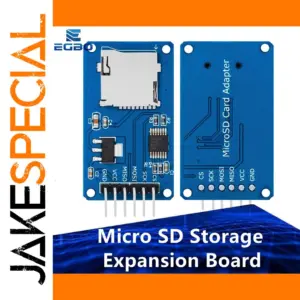 Blue Mini Micro SD Card Reader Module for Microcontrollers