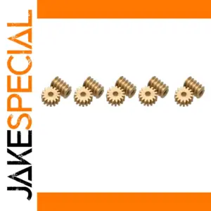 Brass RC Worm Gear Set 15 Teeth 14:1 Ratio