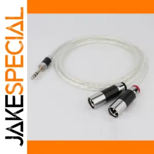 High-End Audio Cable with Silver Conductors
