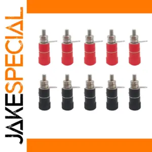 Red and Black Banana Socket Set for Connections