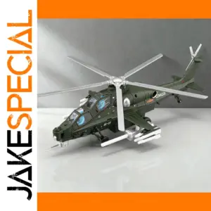 Diecast Z-10 Fiery Thunderbolt Helicopter Model