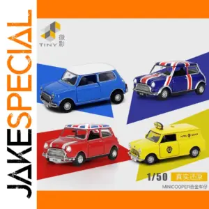 Mini Cooper Alloy Model 1:50 Scale in Vibrant Colors