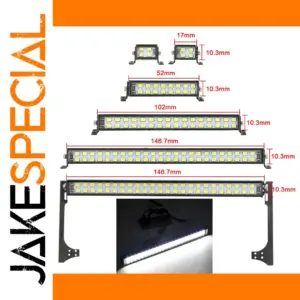 1/10 RC Crawler Double Row LED Roof Light Bar