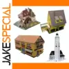 European Architecture Paper Model Kit for Crafting