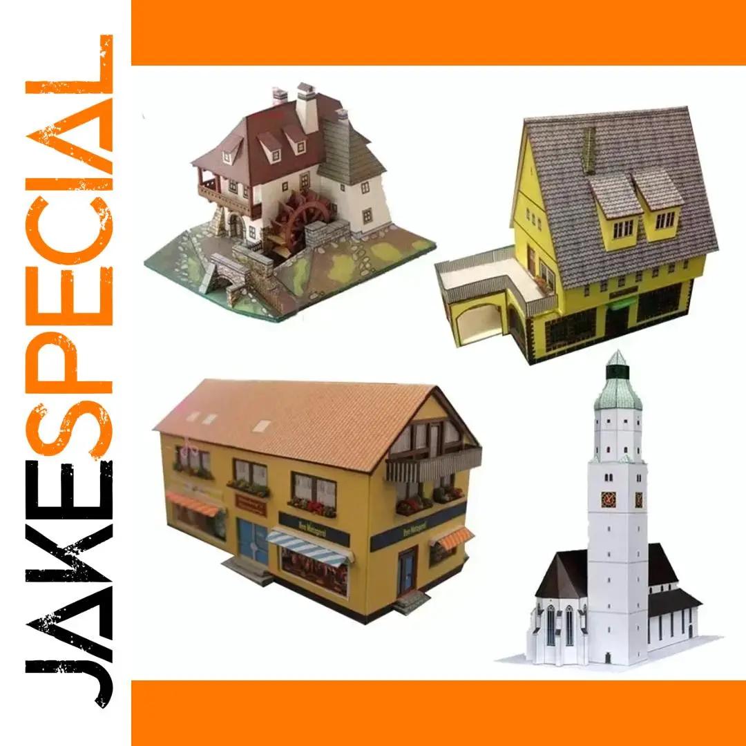 European Architecture Paper Model Kit for Crafting 1 European Architecture Paper Model Kit for Crafting