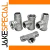 Premium Stainless Steel BSP T-Fitting 1/4" to 2"