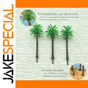 Set of 200 Miniature Palm Trees for Dioramas