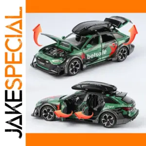 Vibrant Green Audi RS6 1:32 Scale Model