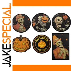 Halloween Pumpkin Embroidery Patch for Clothing