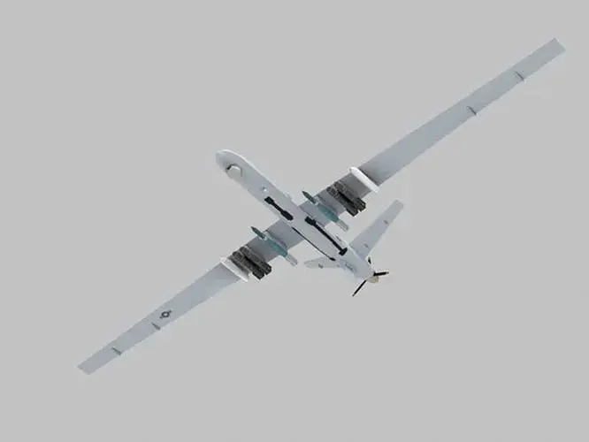 MQ9 Reaper UAV Paper Model for Collectors 3 MQ9 Reaper UAV Paper Model for Collectors - Image 3