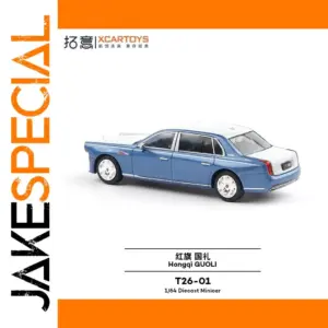 Red and White 1/64 Diecast Car Model by XCARTOYS