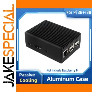 Black Aluminum Case for Raspberry Pi 3B+/3B