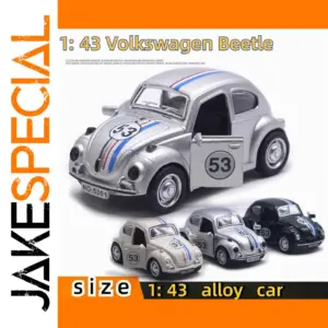 Vintage Volkswagen Beetle Model 1:43 Alloy Collectible
