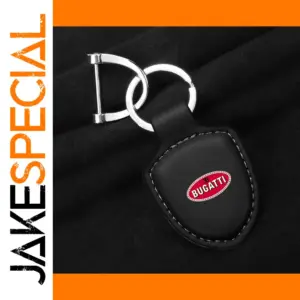 Bugatti Logo Keychain in Multiple Colors