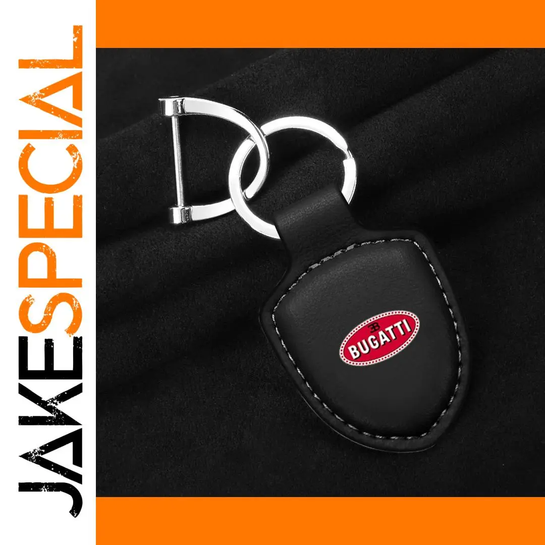 Bugatti Logo Keychain in Multiple Colors 1 Bugatti Logo Keychain in Multiple Colors