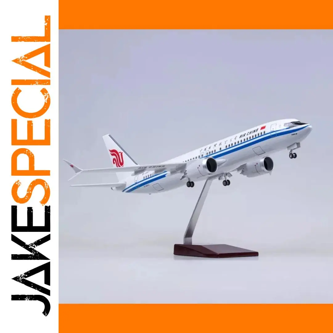 Boeing 737 Max 1/85 Scale Model with LED Light 1 Boeing 737 Max 1/85 Scale Model with LED Light