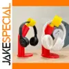 Colorful PVC Modeling Headphone Stand Set