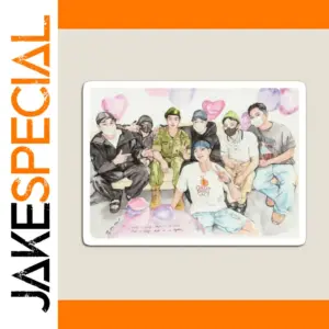 Colorful Kids Magnet Sticker with Friends