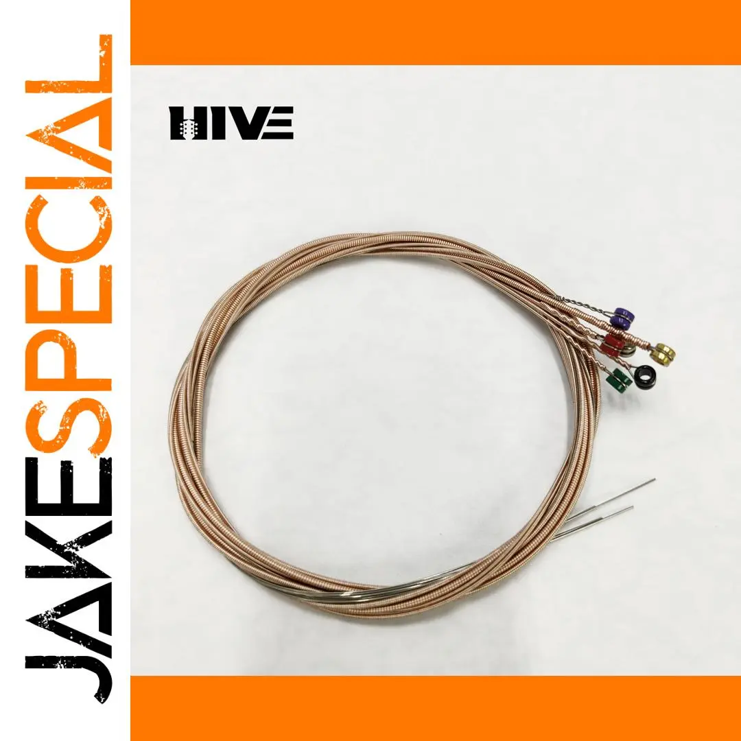 Colorful Steel Core Acoustic Guitar Strings 1 Colorful Steel Core Acoustic Guitar Strings