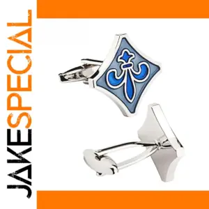 Blue Louis Pattern Enamel Cufflinks