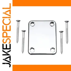 Fender-Style Steel Neck Mounting Plate 64x51mm