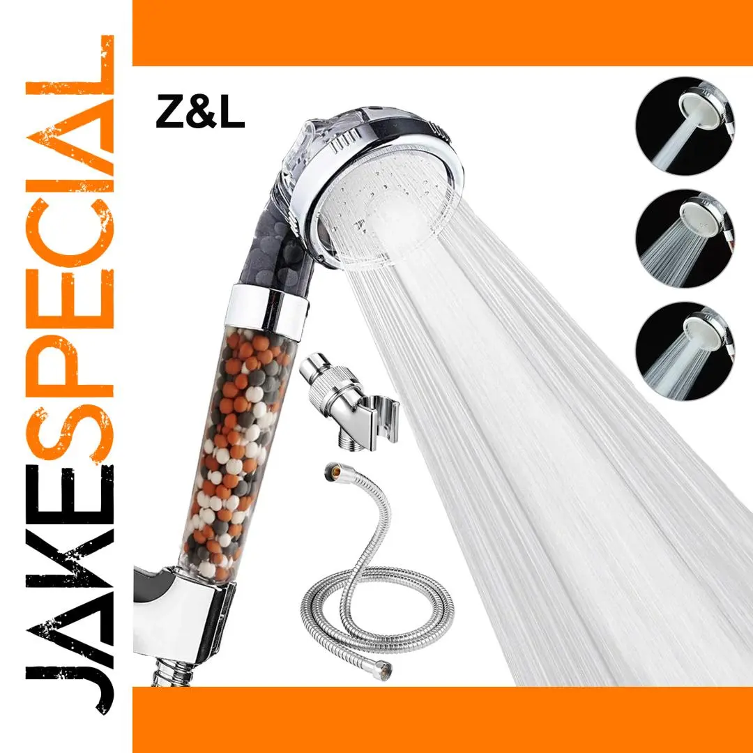 Z&L High-Pressure Handheld Shower Head 1 Z&L High-Pressure Handheld Shower Head