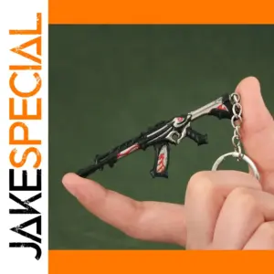 Valorant Reaver Black Vandal Keychain
