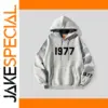 Heavyweight Men's Hoodie with "1977" Print