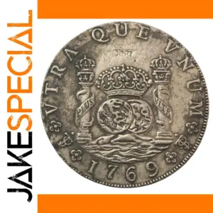 Vintage Spanish 1769 Coin Replica for Display