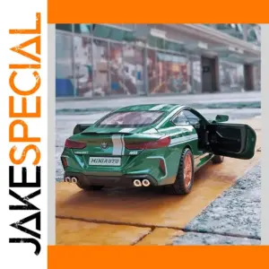 Vibrant Green BMW M8 Diecast Model Car