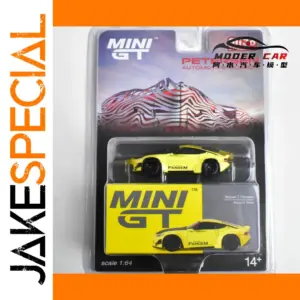 Yellow Nissan Z Pandem 1:64 Diecast Model